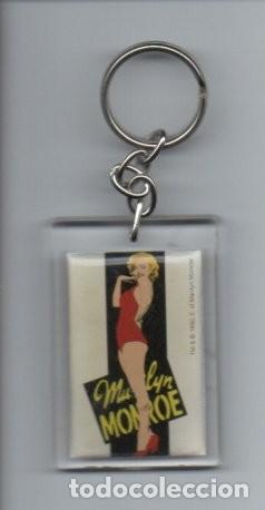 Coleccionismo de llaveros: LLAVERO DE METACRILATO, MARILYN MONROE. TM & C 1990 - NUEVO