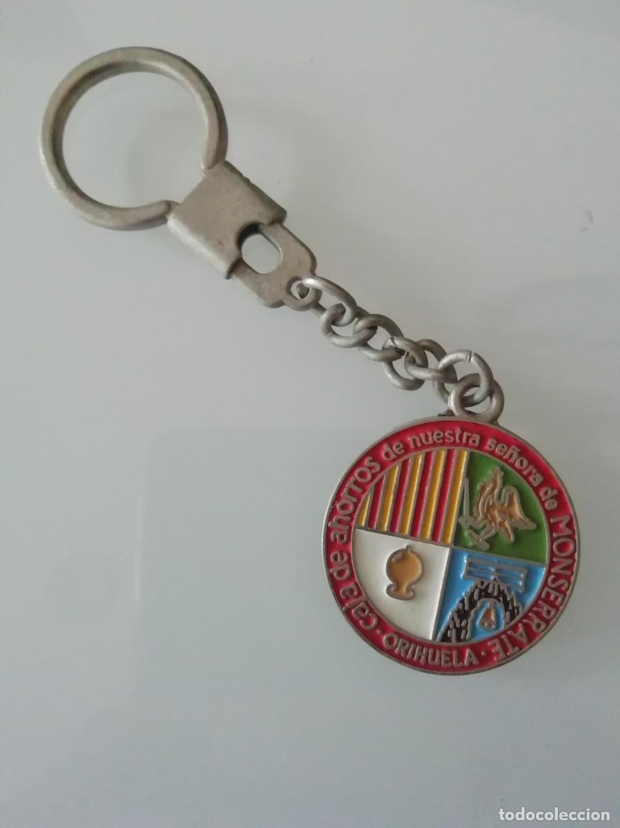 Sammlung von Schl&uuml;sselanh&auml;ngern: ANTIGUO LLAVERO DE ORIHUELA- CAJA DE AHORROS DE NUESTRA SE&Ntilde;ORA DE MONSERRATE-
