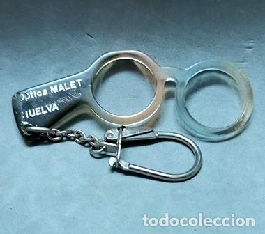 Coleccionismo de llaveros: LLAVERO DE PLASTICO GAFA OPTICA MALET (HUELVA) - LLAV-19528 - B-696