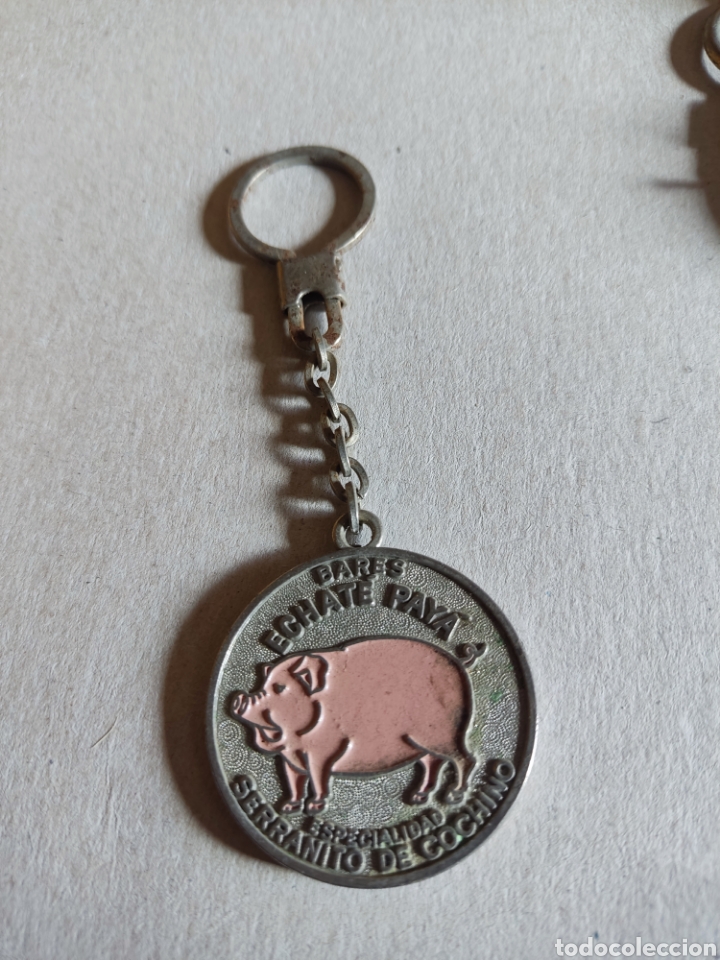 Coleccionismo de llaveros: Llavero bares &eacute;chate paya,serranito de cochino, Sevilla
