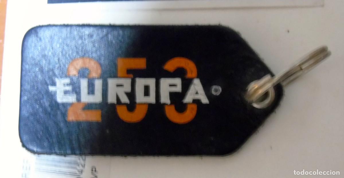 Coleccionismo de llaveros: EUROPA 253 DISCO MALVARROSA VALENCIA A&Ntilde;OS 80 LLAVERO