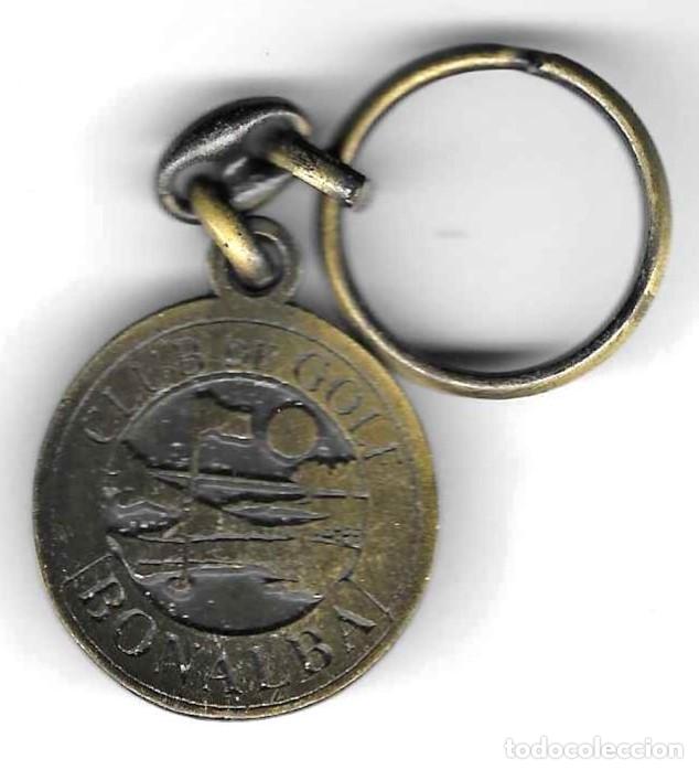 Sammlung von Schl&uuml;sselanh&auml;ngern: Llavero Club de Golf. Bonalba. Metal. 18-546