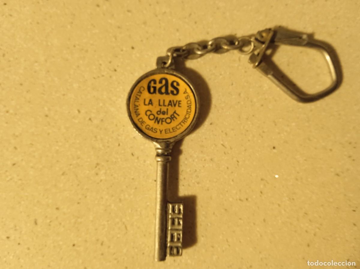 Coleccionismo de llaveros: Antiguo llavero Catalana del Gas y Electricidad