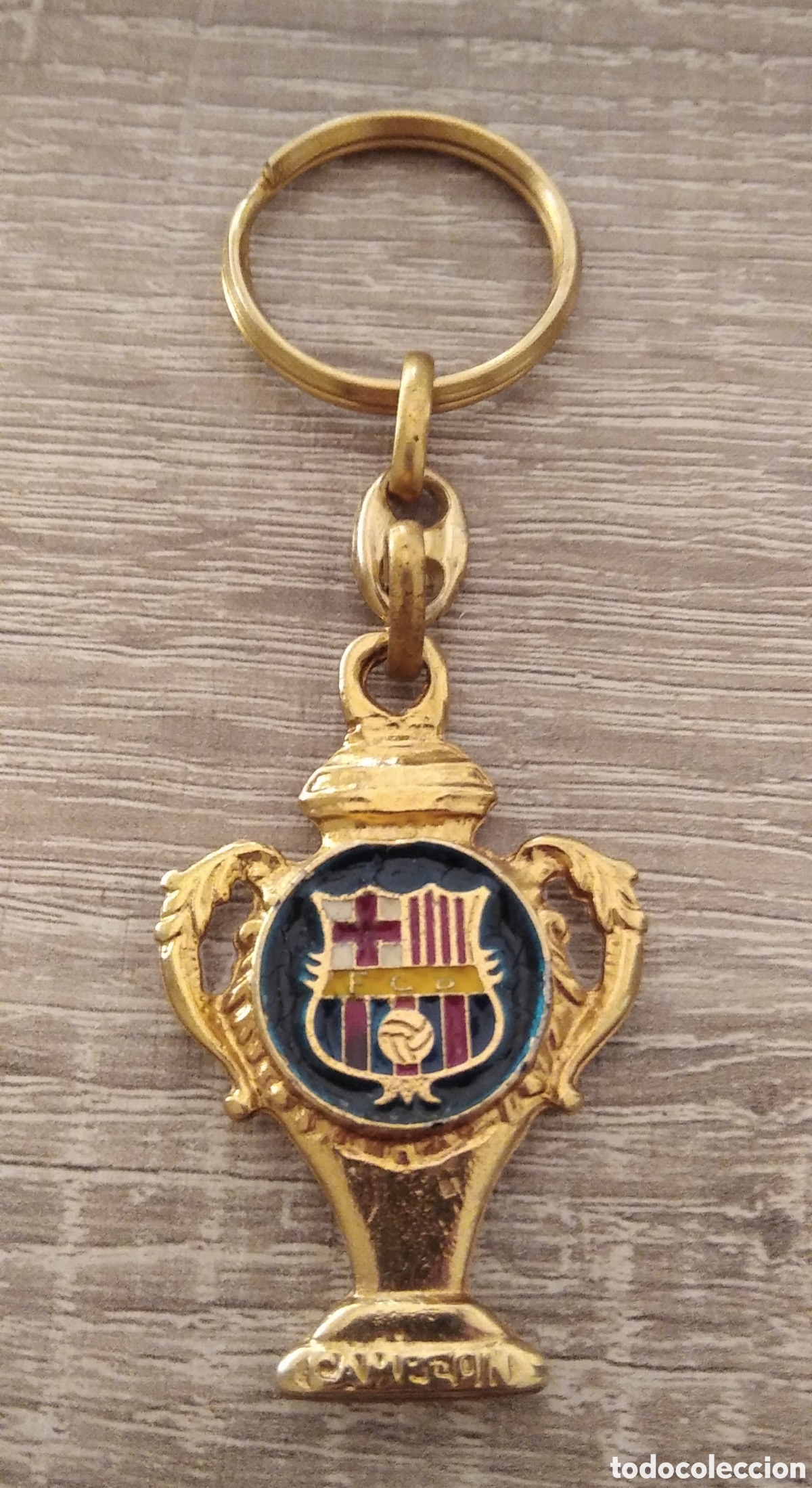 Coleccionismo de llaveros: ANTIGUO LLAVERO COPA FC BARCELONA