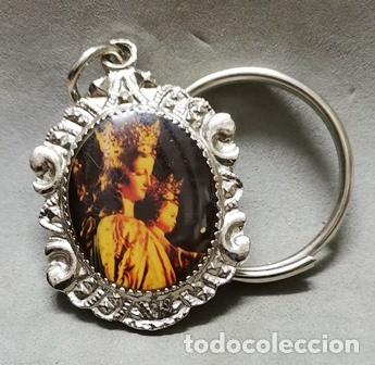 Coleccionismo de llaveros: LLAVERO DE METAL ESMALTADO VIRGEN DEL CARMEN RUEGA POR NOSOTROS - LLAV-19995 - B-719