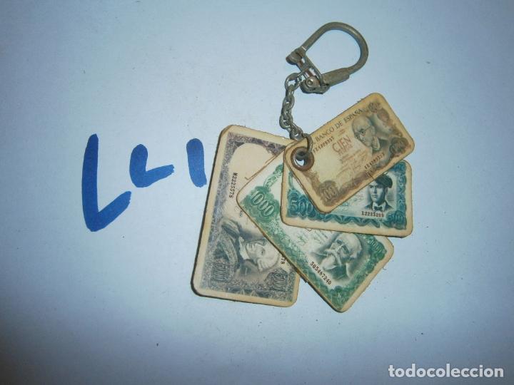 Colecionismo de porta-chaves: ANTIGUO LLAVERO BILLETES - ENVIO GRATIS A ESPA&Ntilde;A