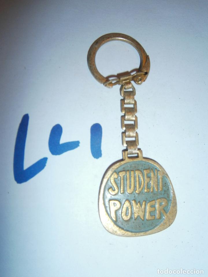 Collezionismo di Portachiavi: ANTIGUO LLAVERO STUDENT POWER - ENVIO GRATIS A ESPA&Ntilde;A