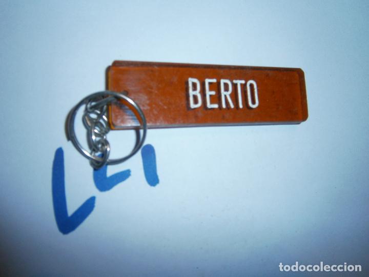 Collection of Keychains: ANTIGUO LLAVERO BERTO - ENVIO GRATIS A ESPA&Ntilde;A