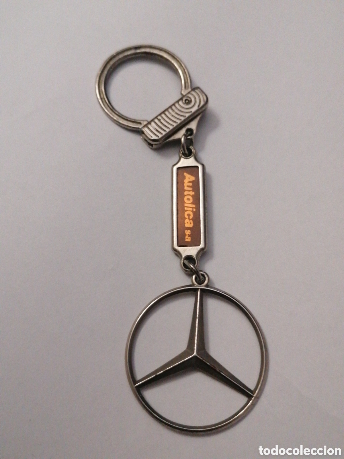 Coleccionismo de llaveros: Llavero marca de coches Mercedes Benz autolica autom&oacute;viles Fern&aacute;ndez