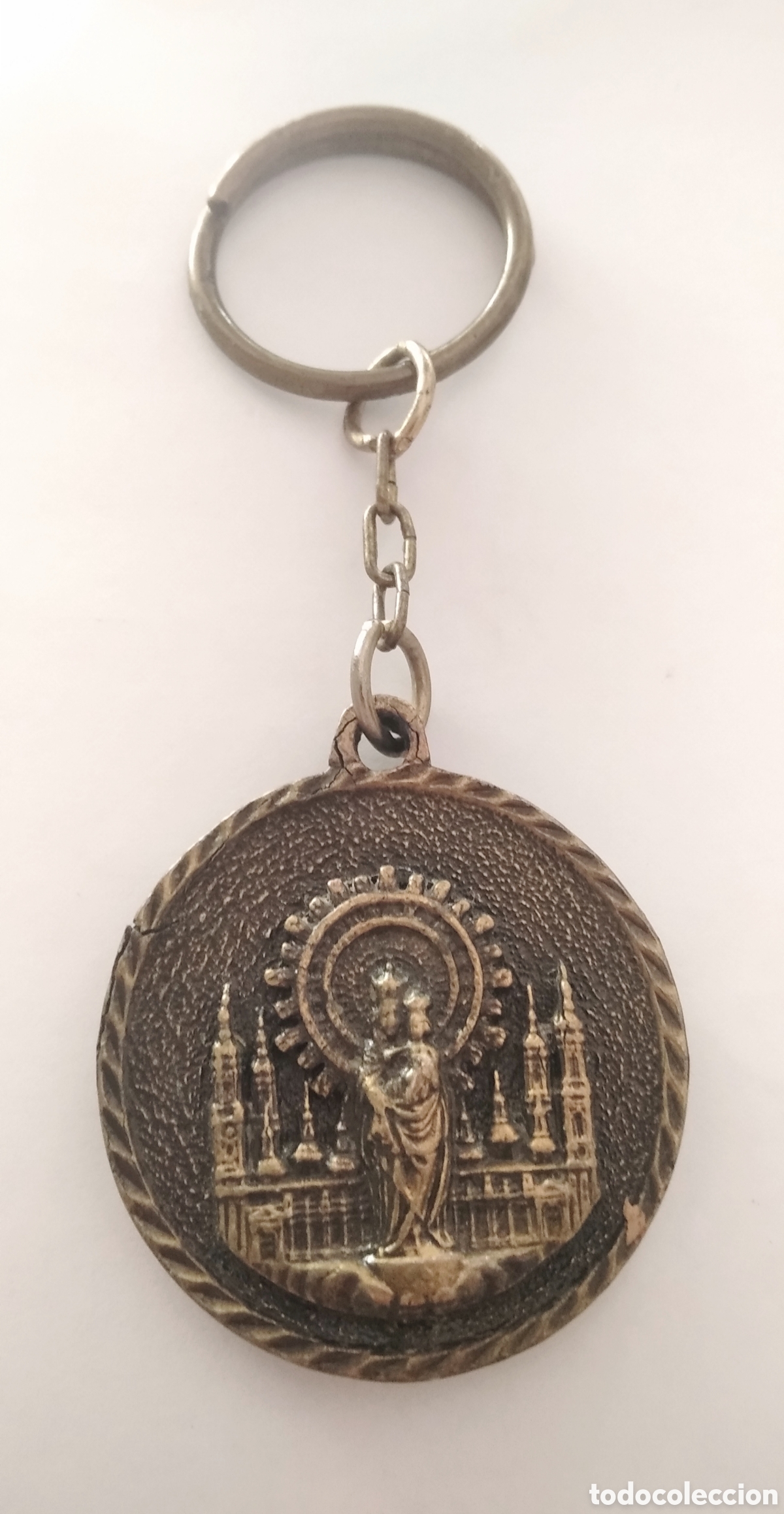 Coleccionismo de llaveros: ANTIGUO LLAVERO VIRGEN DEL PILAR/GUARDIA CIVIL ALICANTE