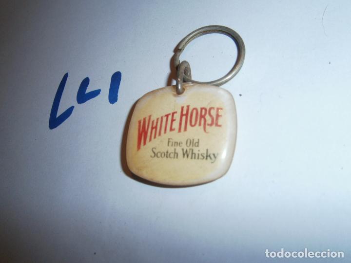 Sammlung von Schl&uuml;sselanh&auml;ngern: ANTIGUO LLAVERO WHITE HORSE - ENVIO GRATIS A ESPA&Ntilde;A
