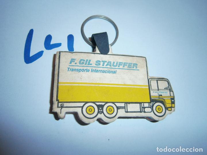 Sammlung von Schl&uuml;sselanh&auml;ngern: ANTIGUO LLAVERO TRANSPORTES GIL STAUFFER - ENVIO GRATIS A ESPA&Ntilde;A