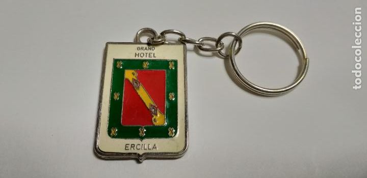 Sammlung von Schl&uuml;sselanh&auml;ngern: Llavero con publicidad del gran hotel Ercilla de Bilbao