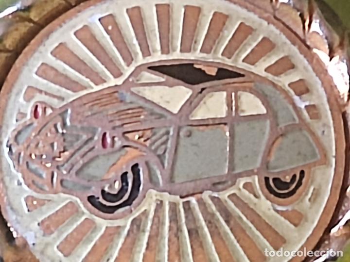 Coleccionismo de llaveros: DYANE CITROEN LLAVERO METAL DORADO SAN CRISTOBAL PINTURA LACADA A&Ntilde;OS 60 70