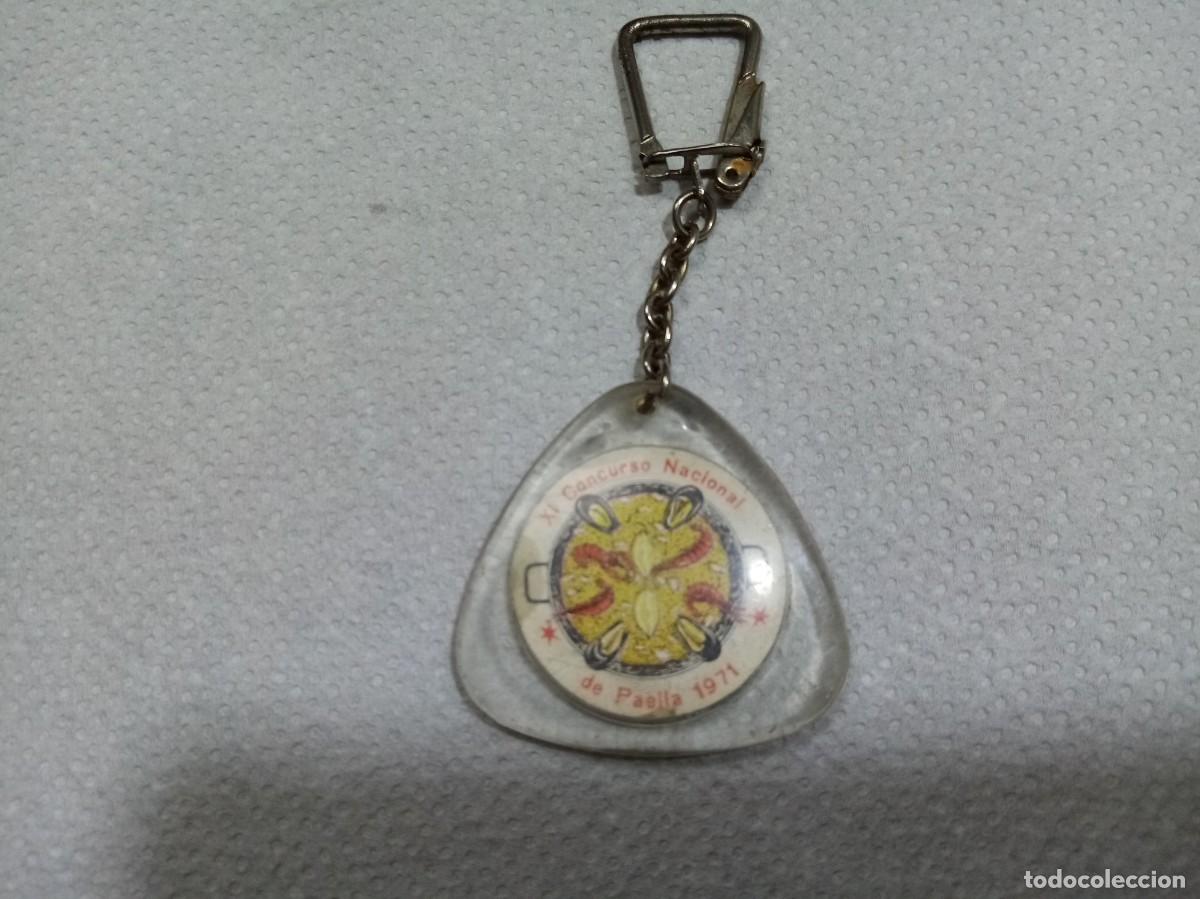 Coleccionismo de llaveros: Llavero XI Concurso Nacional de Paella Excmo. Ayuntamiento de Sueca Valencia 1971 MUY RARO!!!