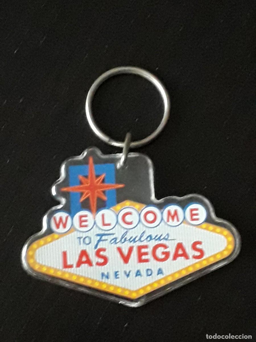 Sammlung von Schl&uuml;sselanh&auml;ngern: LLAVERO WELCOME TO FABULOUS LAS VEGAS NEVADA - USA ESTADOS UNIDOS CASINO AMERICA AMERICANO