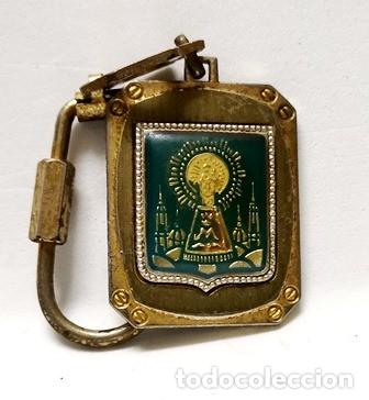 Coleccionismo de llaveros: LLAVERO DE METAL ESMALTADO VIRGEN DEL PILAR - LLAV-20375 - B-731