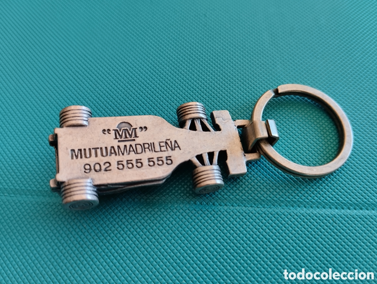 Coleccionismo de llaveros: LLAVERO COCHE FORMULA MUTUA MADRILE&Ntilde;A - Foto 2