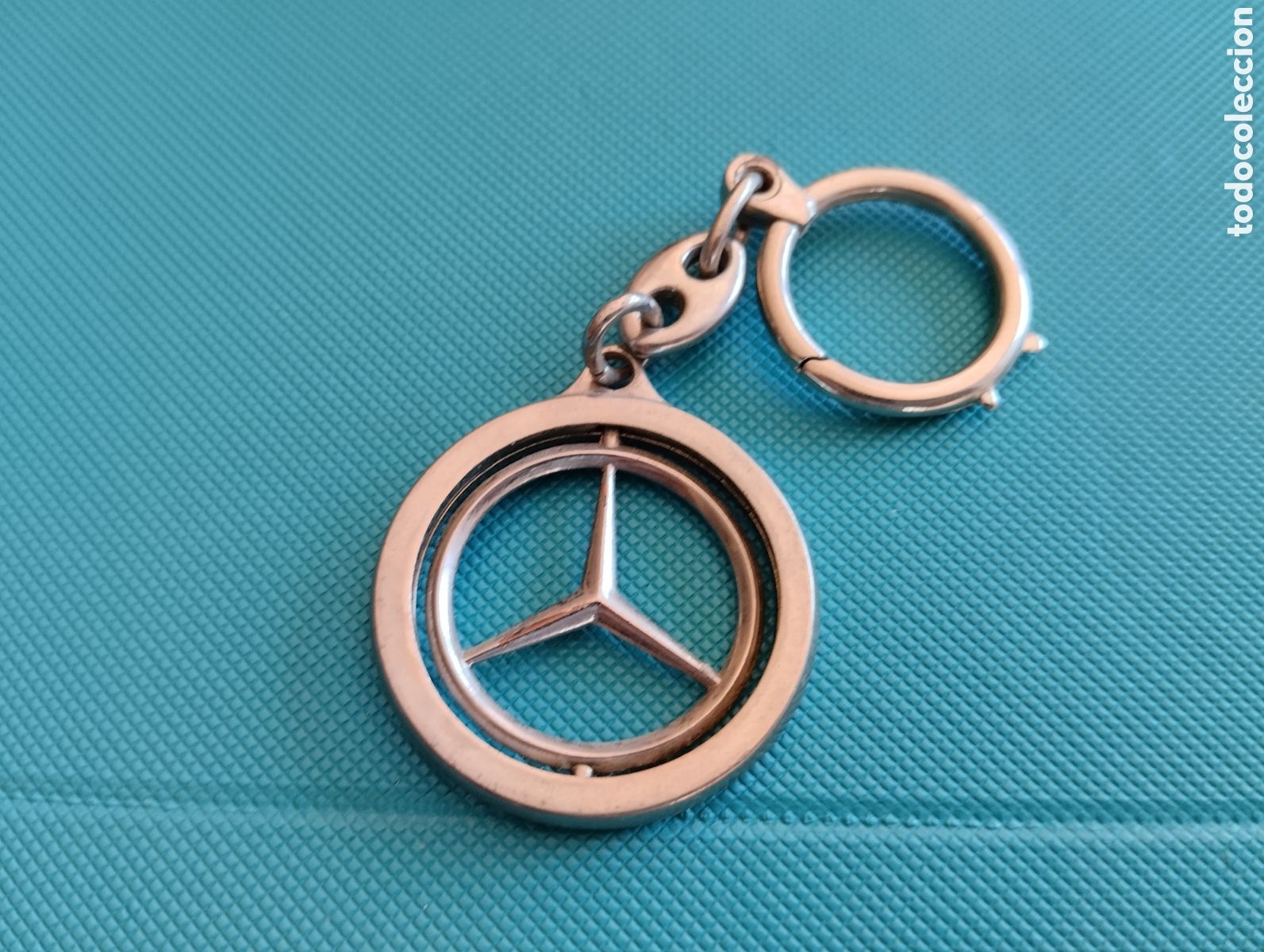 Coleccionismo de llaveros: TODO UN CLASICO LLAVERO MUY FINO MERCEDES TODO EL DE METAL CURIOSO CIERRE (Art&iacute;culo escaso)