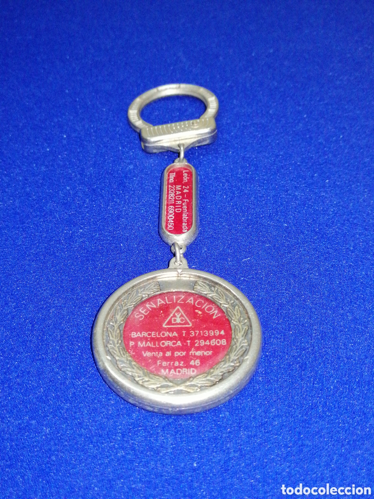 Collection of Keychains: SE&Ntilde;ALIZACION - BARCELONA- PALMA DE MALLORCA - MADRID LLAVERO PUBLICIDAD