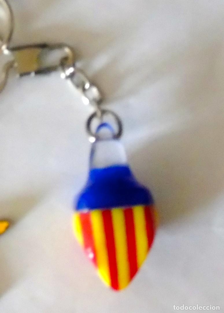 Coleccionismo de llaveros: CURIOSO LLAVERO LA SENYERA DE VALENCIA