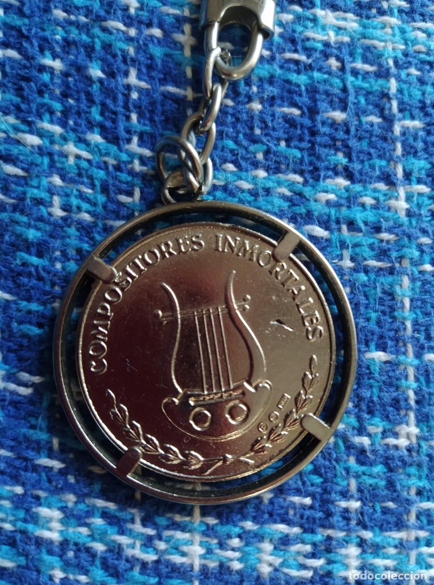 Coleccionismo de llaveros: Llavero moneda Beethoven - Foto 2
