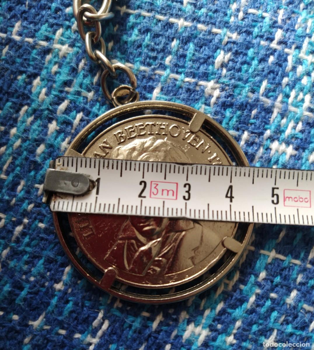 Coleccionismo de llaveros: Llavero moneda Beethoven - Foto 5