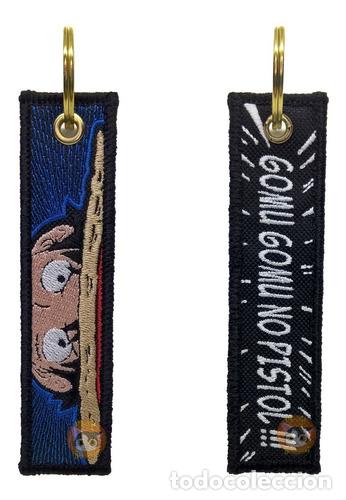 Coleccionismo de llaveros: luffy llavero bordado ambos lados gomu gomu one piece