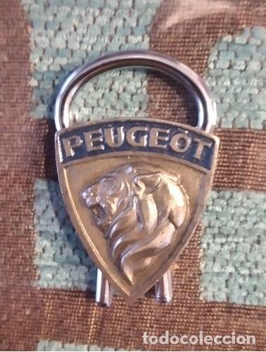 Coleccionismo de llaveros: llavero antiguo concesionario peugeot