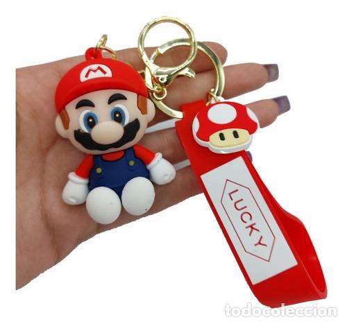 Coleccionismo de llaveros: llavero mario bros goma 3d 6cm