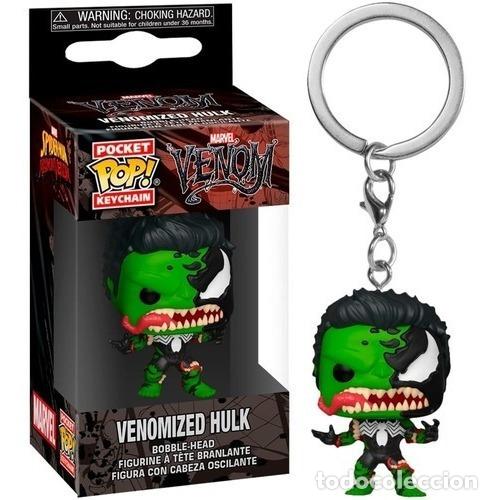 Coleccionismo de llaveros: llavero funko pocket pop venomized hulk