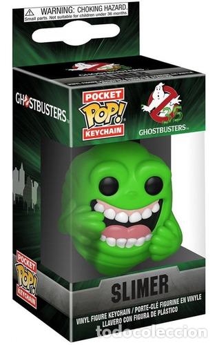 Coleccionismo de llaveros: llavero funko pocket pop ghostbusters slimer