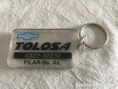 Coleccionismo de llaveros: llavero concesionario chevrolet tolosa