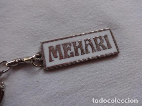 Coleccionismo de llaveros: llavero mehari blanco citroen ami8 2cv 3cv insignia escudo