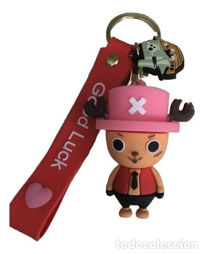 Coleccionismo de llaveros: one piece llavero colgante de goma lgop 03
