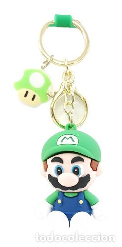 Coleccionismo de llaveros: llavero mario bros colgante goma