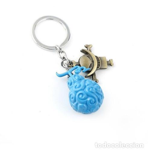 Coleccionismo de llaveros: llavero one piece fruta del diablo shirohige gura gura no mi
