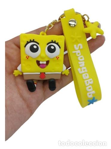 Coleccionismo de llaveros: llavero de bob esponja baby kawaii pantalones cuadrados
