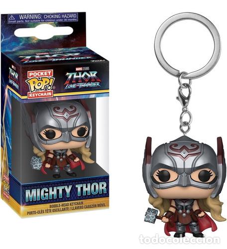 Coleccionismo de llaveros: llavero funko pop marvel thor love and thunder mighty thor