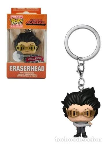 Coleccionismo de llaveros: funko pop pocket keychain my hero academia eraserhead