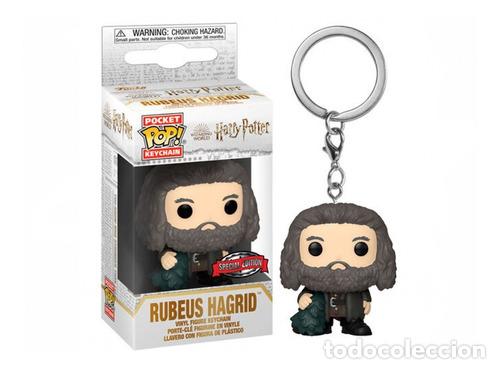 Coleccionismo de llaveros: funko pop keychain harry potter rubeus hagrid special edit