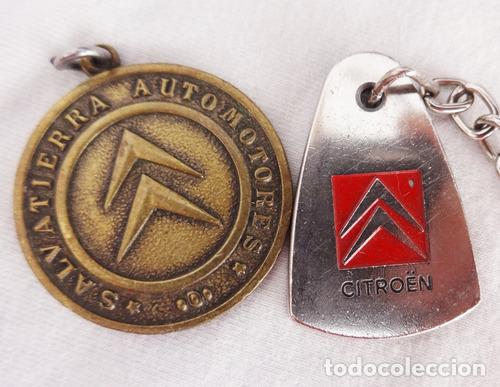 Coleccionismo de llaveros: llavero agencia citroen 3cv ami mehari insignia salvatierra
