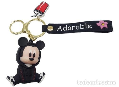 Coleccionismo de llaveros: llavero de goma mickey mouse con buzo