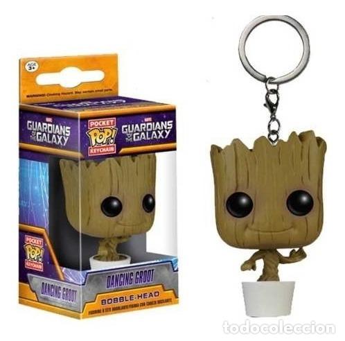 Coleccionismo de llaveros: funko pop llavero dancing groot 100 original
