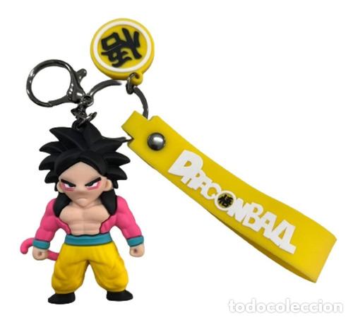 Coleccionismo de llaveros: llavero de goma dragon ball goku ssj 4
