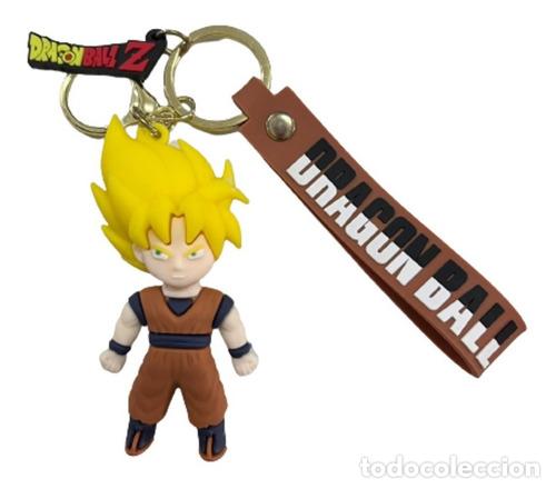 Coleccionismo de llaveros: llavero de goma dragon ball goku ssj