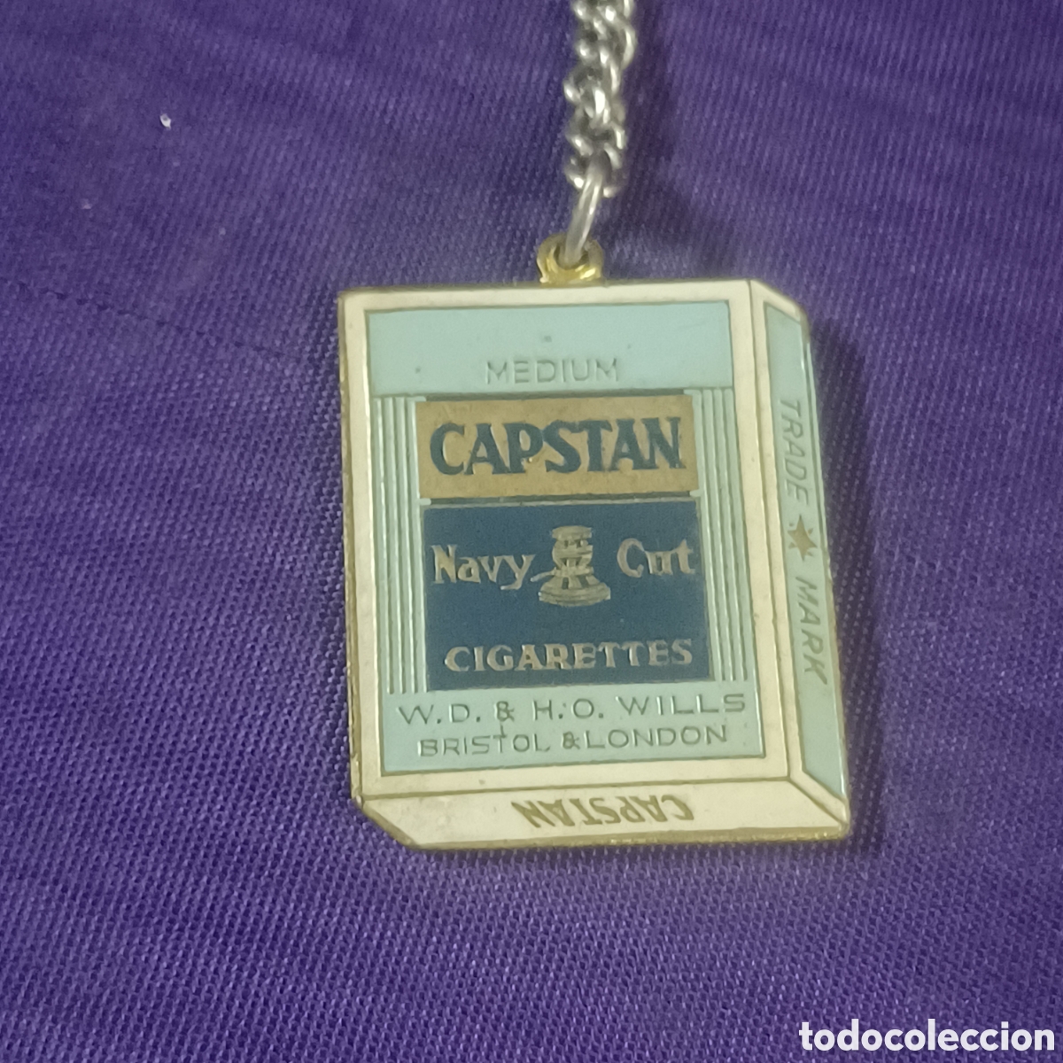 Coleccionismo de llaveros: LLAVERO TABACO CIGARROS CAPSTAN - NAVY CUT CIGARETTES - Foto 2