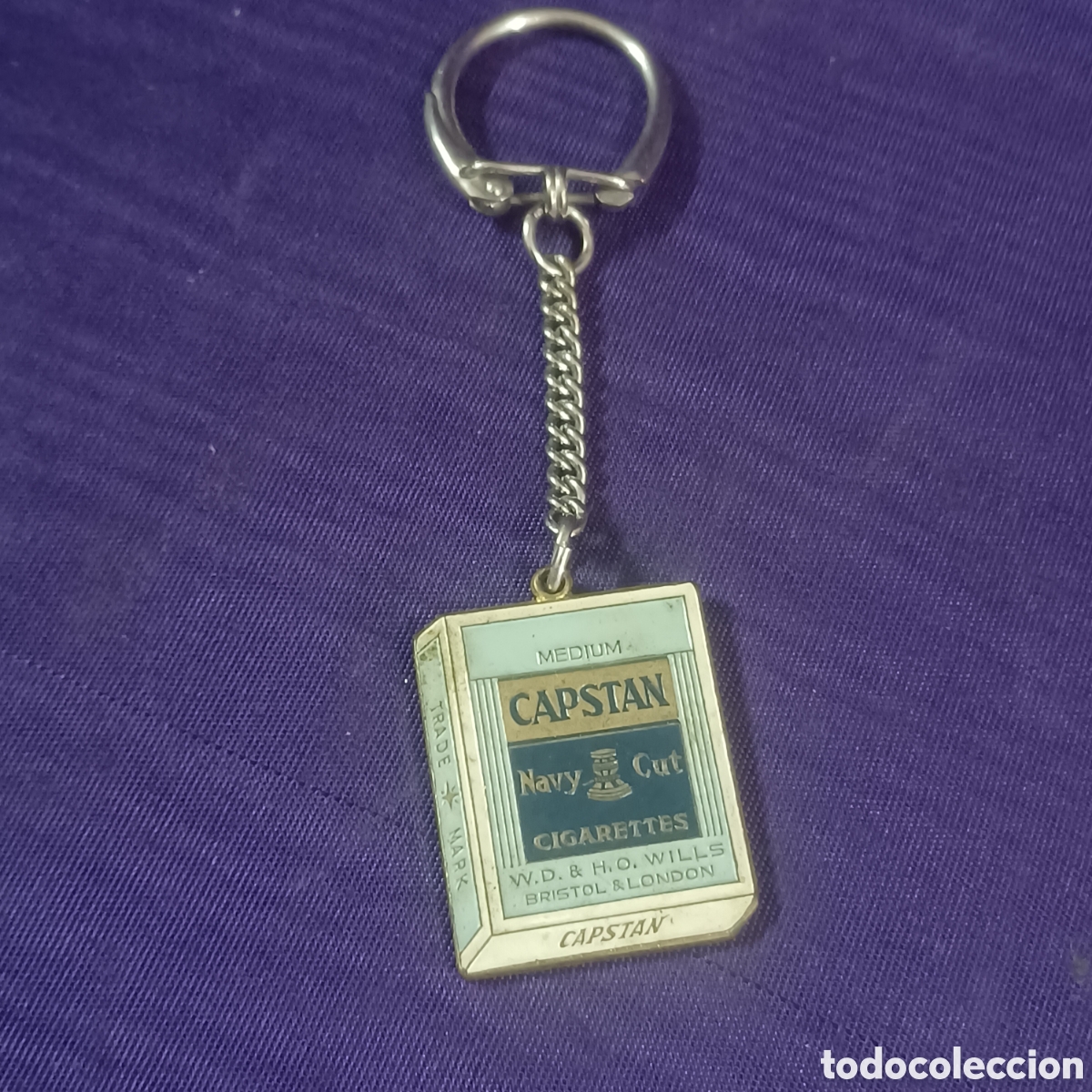 Coleccionismo de llaveros: LLAVERO TABACO CIGARROS CAPSTAN - NAVY CUT CIGARETTES - Foto 3