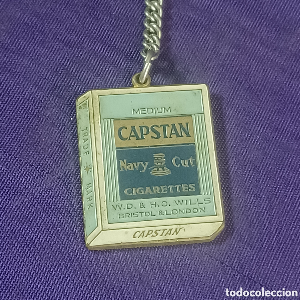 Coleccionismo de llaveros: LLAVERO TABACO CIGARROS CAPSTAN - NAVY CUT CIGARETTES - Foto 4
