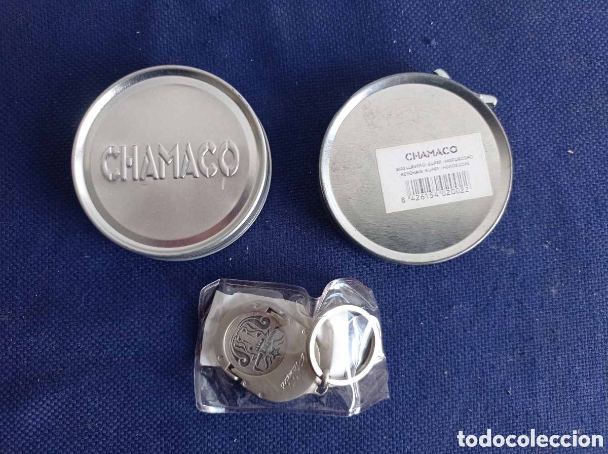 Coleccionismo de llaveros: LLAVERO METAL PORTA-MONEDAS MAS CAJA, CHAMACO, ESTADO NUEVO A ESTRENAR